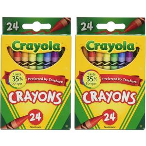 Crayola Crayons 24 ct (Pack of 2)