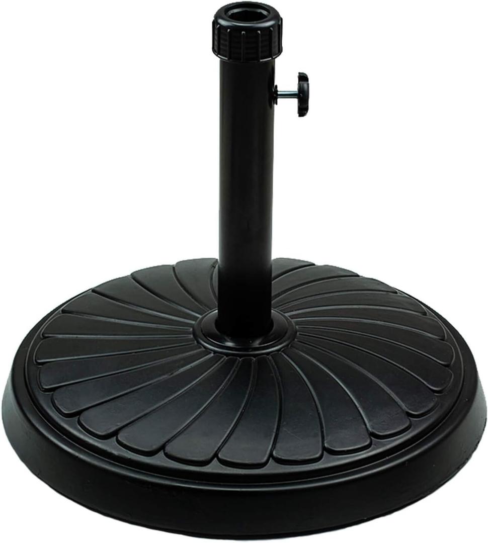Orgrimmar 22lbs Umbrella Base Heavy Duty Outdoor Living Round Antiqued Patio Market Umbrella Base