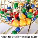 GSE Games & Sports Expert 7/8-Inch Bingo Balls, Multi-Color Replacement Bingo Game Balls with Easy Read Window for Parties, Prize Raffles