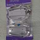 Coolrunner Child Safety Drawer Locks, 8 Pack Safety Invisible Drawer Latches with Strong Adhesive for Baby Care, Only fit for Some Drawer