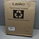 Lasko Pedestal Fan, Oscillating Fan for Bedroom with Adjustable Height and 3 Cooling Speeds, Portable, 18", Black, 1827