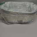 4 Pack 3 Gallon Galvanized Tub, Ice Buckets for Parties, Beverage Tubs for Parties, Metal Drink Buckets for Parties with Carry Handles, Champagne Wine Beer Cooling Tub, Mimosa Bar Supplies