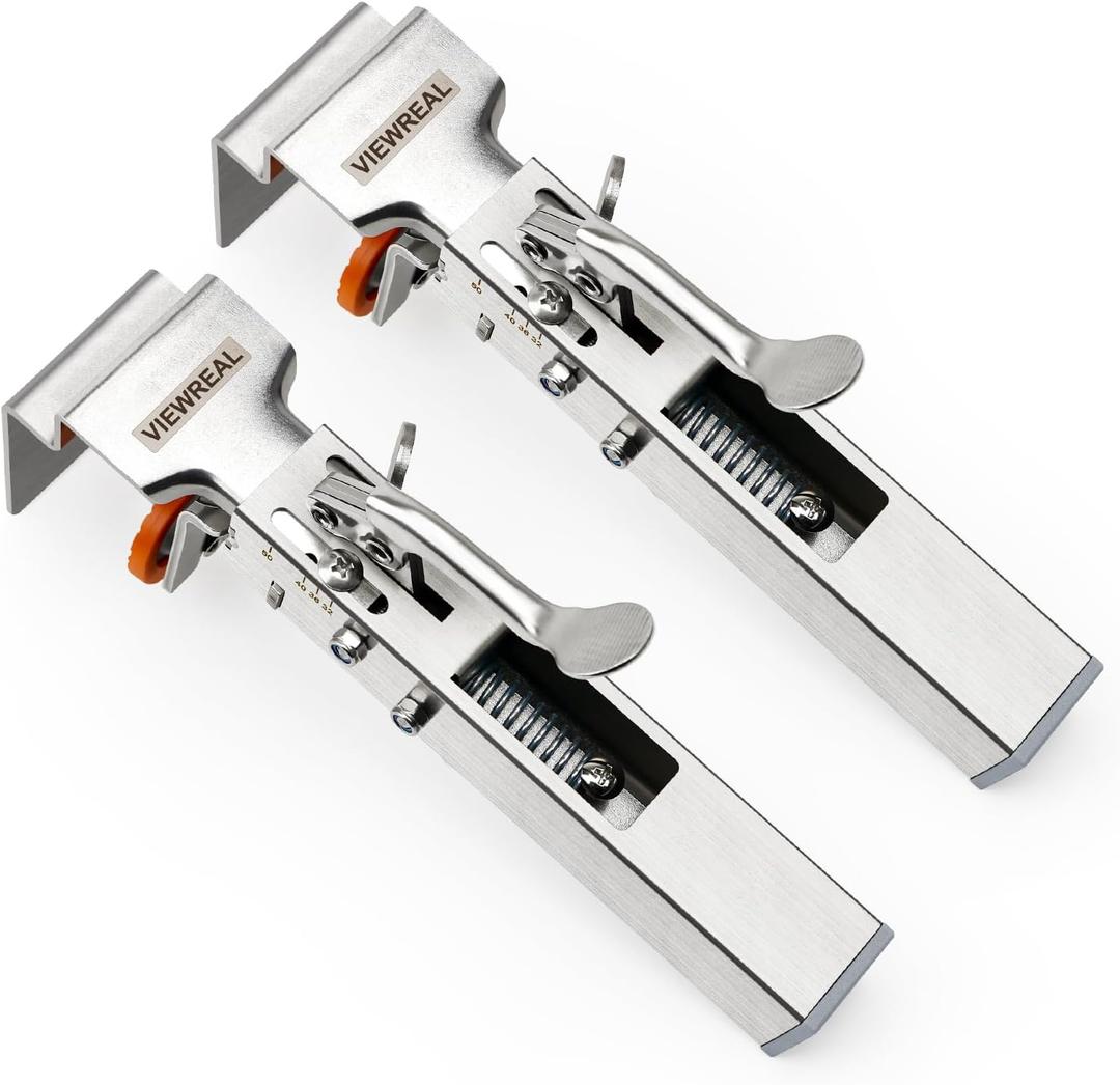 Quick-Install Drawer Front Installation Clamps,Efficient Cabinet Drawer Clamps Setup with Easy,2Pk Universal Fit Labor-Saving Adjustable Drawer Fixing Clips