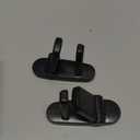 Door Lever Lock (2 Pack) Prevents Toddlers from Opening Doors. 3.25" L * 1.5" W * 4.5" H Easy One Hand Operation for Adults. Durable ABS with 3M Adhesive Backing. Simple Install, Black
