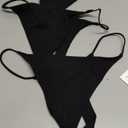 KUKU PANDA Cotton Thongs for Women Sexy Seamless Woman G String Panties 3 Pack Set L