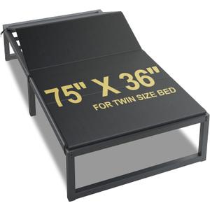 Lutown-Teen Bunkie Board Twin Under Mattress High-Density Polymer Twin Size Bunkie Board Anti-Sag, Breathable, Moisture Resistant, Noise Minimizing