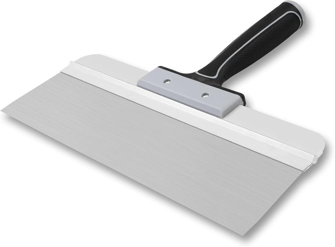 ROLLINGDOG 14 Inch Taping Knife - Drywall Taping Knife,Threaded End Can be Attached to Extension Pole,Stainless Steel Blade,Ideal for Skimming and Smoothing Walls and Ceilings