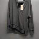  Pullover Hoodie Grey Hoodie Women's Casual Oversized Sweatshirt 
 ( Size S, Grey)