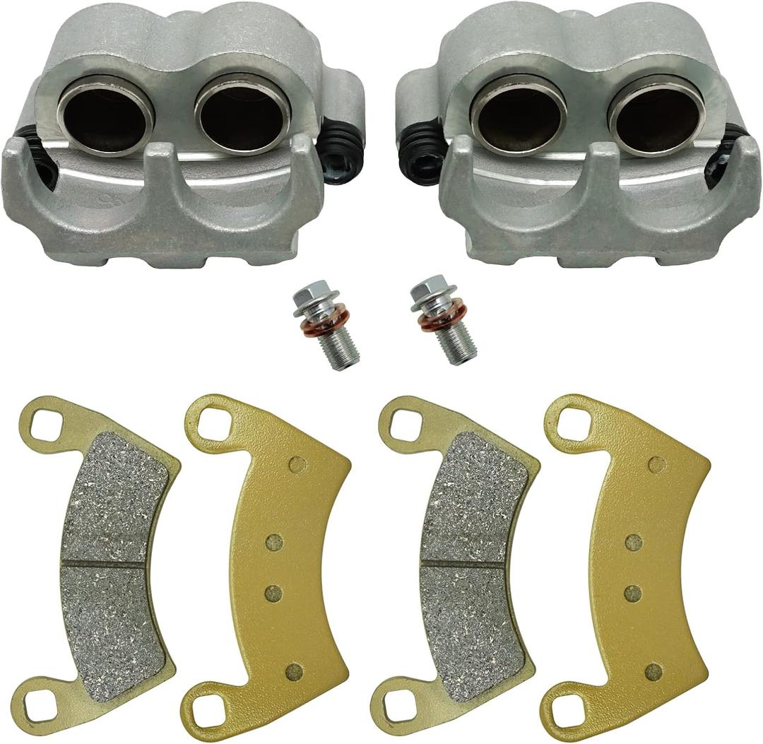 M MATI Rear Left Right Brake Caliper Pads for Polaris RZR 1000 XP, RZR Turbo, RZR RS1, RZR 900 4-Seater 1912141 1912142 1912478 1912479