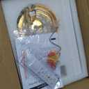 1-Light Modern Crystal Chandeliers LED Dimmable Pendant Lighting for Kitchen Island Dining Room Hallway (Gold)