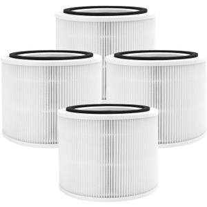 240 Replacement Filter Fits for 240 Air Purifier Cleaner, 3-in-1 Hepa 14 Filter Replacement, 4 Pack
