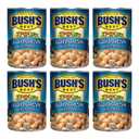 BUSH'S BEST Garbanzos Chick Peas, 16oz (Pack of 6), BBD 10/2026