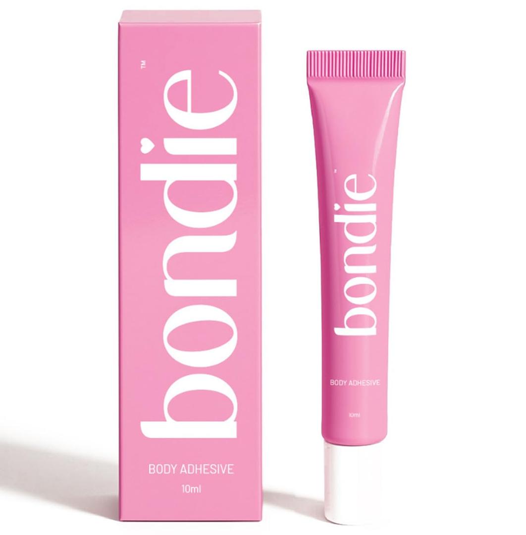 Liquid Body Adhesive for Clothes - Fashion Tape Alternative for Low-cut Styles, Strapless Dresses and Work Blouses - Clothing Glue That Holds All Day - Sweat and Dance Proof, Fast Drying - 20ml