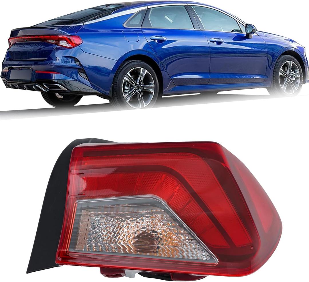WFLNHB Passenger Side Outer Tail Light Replacement for KIA K5 EX LX LXS 2021-2024 RH 92402-L3000