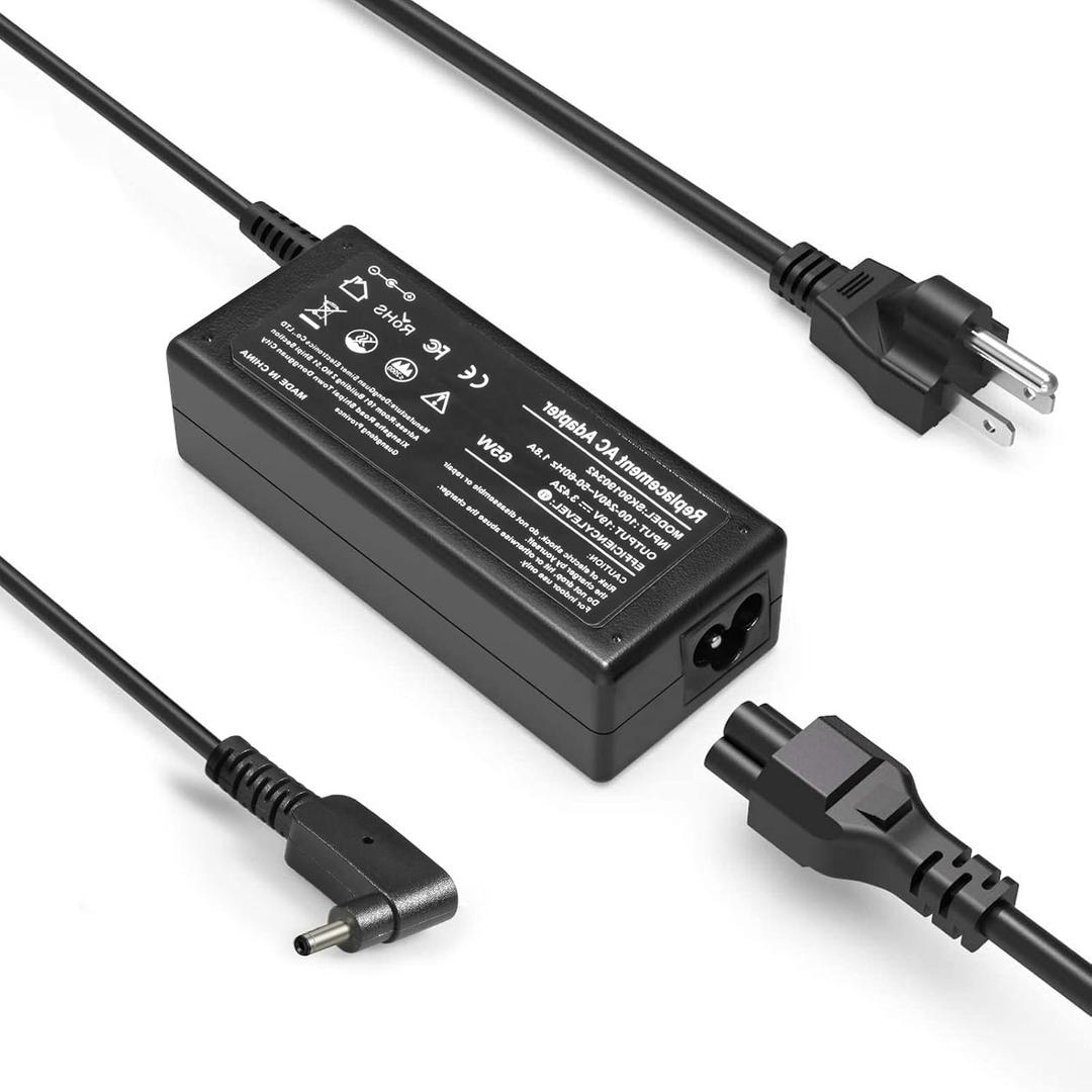 65W Laptop Charger Compatible with Acer TravelMate N16Q15 P2 P4 P6 B1 B3 P259 P215 P253 P214 P215-41 P215-53 P278 P237 Aspire 5 A514-54 A515-56 A517-52G N19H1 N20C4 N20C5 N20C6 Power Cord