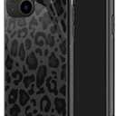 ZHEGAILIAN for iPhone 15 Pro Case, Military-Grade Protection, All-Around Shockproof Corners, Anti-Scratch Phone Case for iPhone 15 Pro - Black Grey Leopard