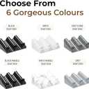 DOXOLOGY Gray Marble Soap Dish Bathroom Organizer - Resin Soap Dish with Rectangular Design 3.7" L x 2.8" W - Self Draining Soap Dishes Keeps Countertop Neat - Marble Look Soap Tray for Sink (Grey)