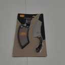 Oklahoma Joe's Blacksmith Cleaver & Chef Knife with Holster,Silver/Black