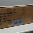 Balcony Railing Table,Folding Rail Table - Multi-Functional Rail Hanging Table for Indoor and Outdoor Use(Wood Color)