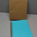 Hardcover Spiral Journal Notebooks for Work With Removable Dividers & Tabs, 8.5"x11" 5 Subject Notebook for Note Taking & Organizer, A4 College Ruled Lined Journal for Women & Writing, Aquamarine, 280 Pages