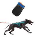 Non-stop dogwear Protector Booties, 4-Pack of Dog Booties for Hot Pavement and Rough Surfaces with Anti-Slip, Waterproof and Comfortable for Large Dogs