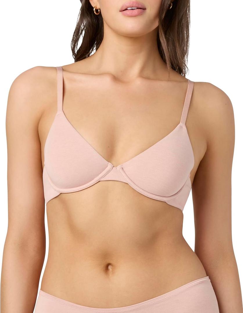 florence by mills Women's Softie Cotton Collection Unlined T-Shirt Bra, Size 32B