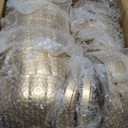 NUPTIO Gold Vases for Centerpieces Wedding: Hammered Brass Compote Vases for Small Flowers Arrangements - Metal Pedestal Bowl for Table Home Decor Set of 10