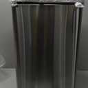 QUALIAZERO 50L/13Gal Heavy Duty Hands-Free Stainless Steel Commercial/Kitchen Step Trash Can, Fingerprint-Resistant Soft Close Lid Trashcan, 50L / 13 GAL