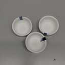 Needzo White Ceramic Dipping Bowls, Small Condiment and Soy Sauce Serving Dishes and Charcuterie Cups, Basic Kitchen Accessories and Essentials, Set of 3, 2.75 Inches Diameter