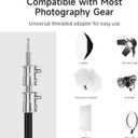 C Stand, Photography Light Stand - Heavy Duty C-Stand with 10.8ft Stainless Steel Pole, 45 lbs Load Capacity for Studio Softbox, Monolight, Reflector
