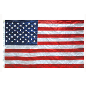 U.S. Flag Kit, Poly/Cotton, 3 x 5-Ft.