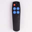 7 Big Buttons Leather Remote Control for TV CD DVD STB Lighting DVB Hifi Tv Box, Smart IR Learning Controller (Color : M-7HB)