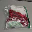 Christmas Tree Skirt, 32 Inch Red Velvet Tree Skirt with Snowflakes Patterns, Indoor Christmas Decorations