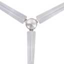 Westinghouse 7238100 Jax, Modern Industrial Style Ceiling Fan with Remote Control, 56 Inch, Brushed Nickel Finish