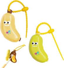 Tizee 4Pcs Banana Toothbrush Head Cover  Travel Toothbrush Protector with Toothpaste Case, Portable Reusable Organizer for Electric & Manual Toothbrushes, Fruit Design, Home & Travel Use Pack of 2