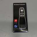 Presentation Clicker Wireless Presenter Remote for PowerPoint, Powerpoint Clicker with Volume Control PowerPoint Slide Advancer for Mac, Computer, Laptop-E600