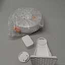 Daviky Pill Dispenser Daily, Large Pill Organizer with Wall-Mounted or Standing Use, 14 Days Pill Box, Push Button Design, Weekly Pill Organizer for Vitamin, Medicine.Supplement, Fish Oil (White)