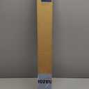 Joydeco 100% Blackout Roller Shades Cordless Blinds for Windows, Free-Stop Shades, UV Protection, Natural Woven Blinds for Home and Office, Light-Proof Aluminum Cover (30" W x 75" H, Beige)