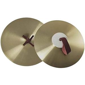 Hand Cymbals Percussion Instrument Hand Cymbals Alloy for Performance Party Beginner Professional Drum Players, 12inch