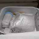 Thereye Self Cleaning Cat Litter Box, Open-Top Automatic Litter Box with APP Control, Safety Sensor and 10L Large Waste Bin, Smart Kitty Litter Boxes with Trash Bags and Mat for Multiple Cats