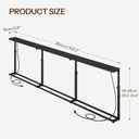 HOOBRO 102.3 Inch Narrow Console Table, Skinny Behind Couch Table, 102.3"L x 5.9"W x 33.4"H