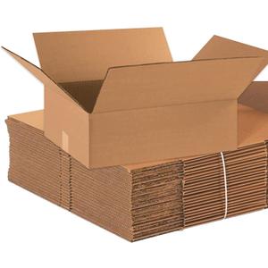BOX USA Shipping Boxes Flat 18"L x 14"W x 6"H 25-Pack - Corrugated Cardboard Box for Moving, Mailing, Packing, Packaging and Storage