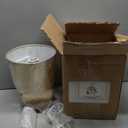 Simple Designs LT3039-CHA-LB 14.17" Mosaic Tiled Glass Genie Table Lamp with LED Bulb, Champagne (unspecified)