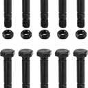 BlueStars 52100100 Snow Blower Shear Pins and Nuts - Compatible with Ariens 52100100 521001 00659100 John Deere AM136890 Rotary 5575 Snowthrower - Pack of 10