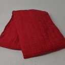 TREELY 100% Cotton Knitted Throw Blanket Couch Cover Blanket(50 x 60 Inches, Red)