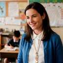 Teacher Lanyard with ID Holder, Fashion Wood Beaded Lanyard for Keys with Rainbow and Coffee Cup Elements, Super Cute Boho Breakaway Lanyards for Teachers Women