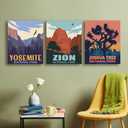 6 Pack National Park Diamond Painting Kits for Adults,5D Landscape Diamond Art Kits for Adults Beginners,DIY Mountain Full Round Drill Diamond Dots Gem Art Kits for Home Wall Decor 11.8x15.7 Inch (G0005)