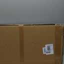 3 Panel Room Divider Short Folding Screen Divider,Double Sided Bamboo Divider Screen for Room Separation,Beige,47.2" H x 46.1" W