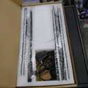 EDISHINE LED Corner Floor Lamp, 57.5" Minimalist Dimmable Sleek Light, Adjustable Height, Standing Tall Floor Lamps for Living Room, Bedroom, Office, 3000K Warm White Light, Black