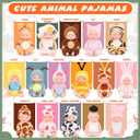 Retrowavy 16 Pcs 4 Inch Mini Reborn Baby Dolls Lifelike Realistic Tiny Baby Doll with Animal Clothes Cute Infant Figurine Gifts Set for Teens Girls Boys Toddlers Kids 3+ Birthday Gifts Big Fillers
